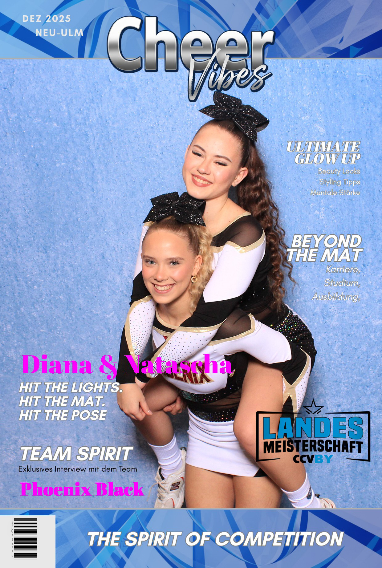 Cheer Vibes Landesmeisterschaft Cover Shooting